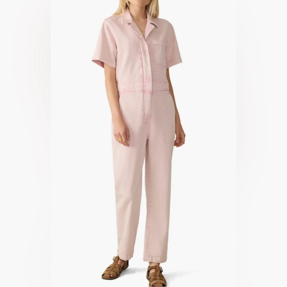 Faherty - NWT Utility Blaise Denim Jumpsuit Sz Small